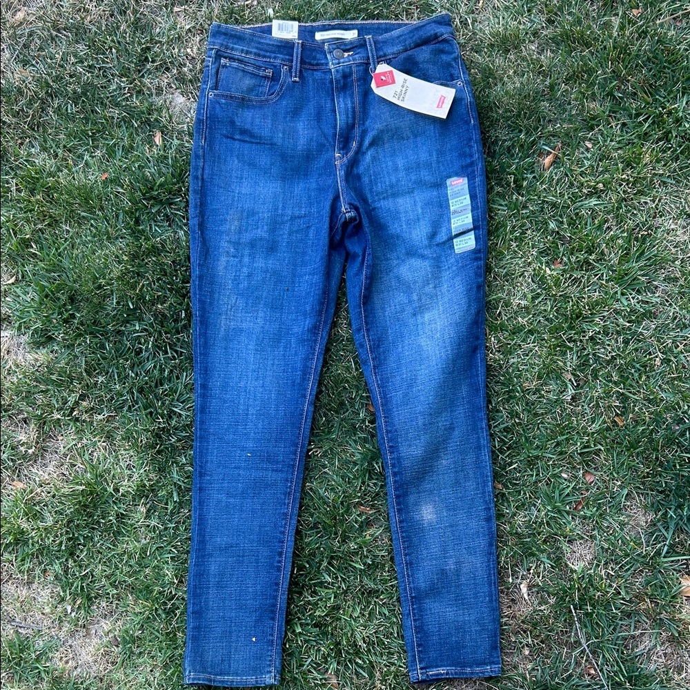 Levi's Dark Blue High-Rise Skinny Jeans